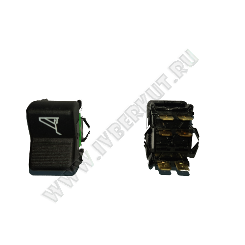 Переключатель(клавиша) П147-06.15 подъем платформы (6 контактов)