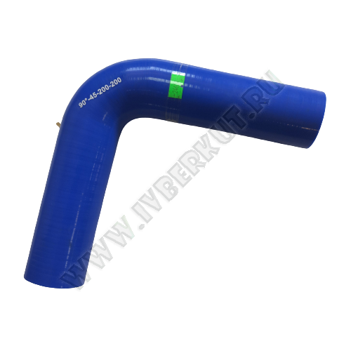 Патрубок угловой 90* d45 L200*200 Силикон