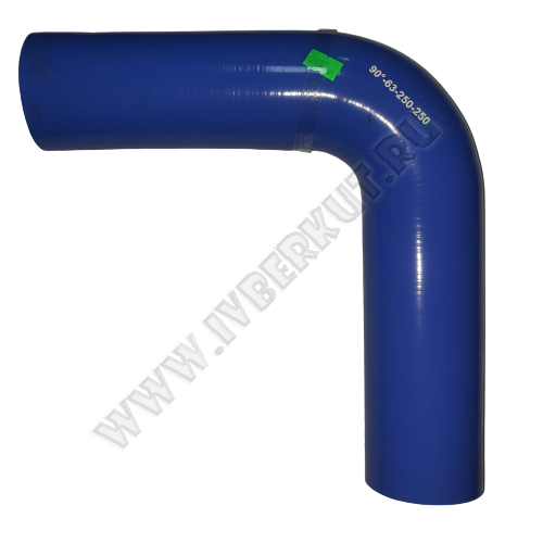 Патрубок угловой 90* d63 L250*250  Силикон