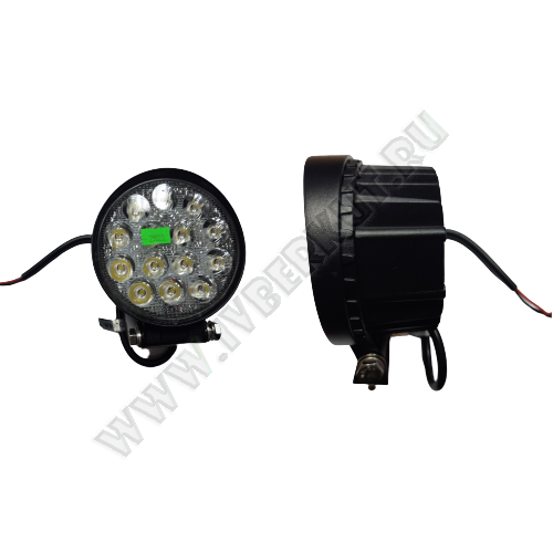 Фонарь рабочий света 9/30В 27W (дальний) круглая