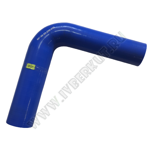 Патрубок переходной угловой 90* d50*d55 L250*250