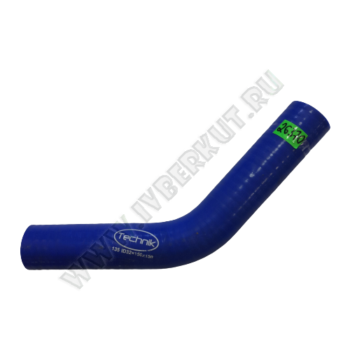 Патрубок угловой 135* d32 L150*150  Силикон