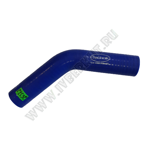 Патрубок угловой 135* d38 L150*150  Силикон