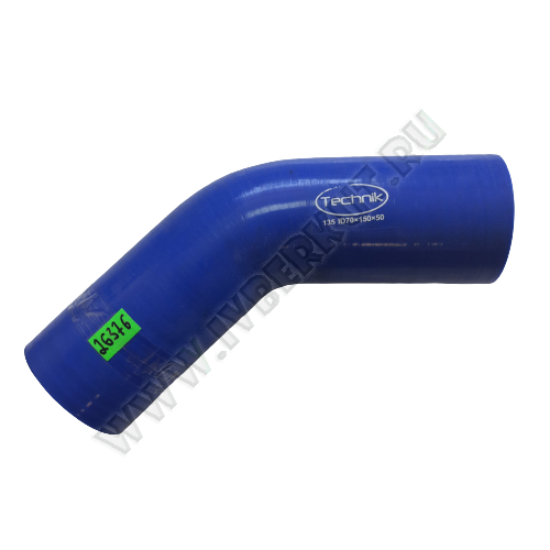 Патрубок угловой 135* d70 L150*150  Силикон