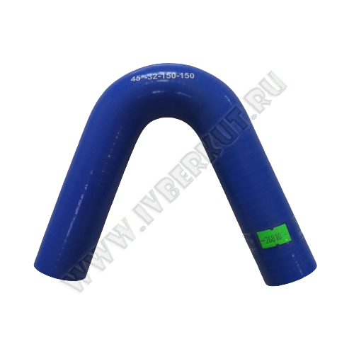 Патрубок угловой 45* d32 L150*150  Силикон