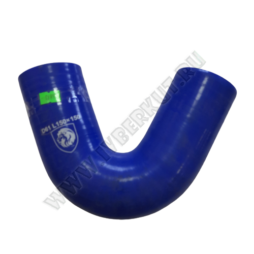 Патрубок угловой 45* d61L150*150  Силикон
