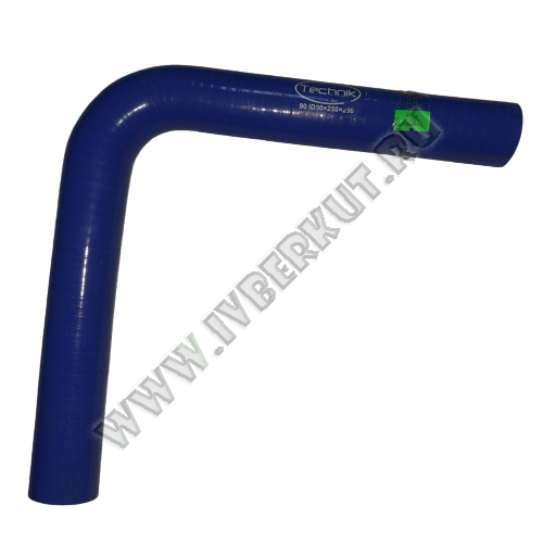 Патрубок угловой 90* d30 L250*250  Силикон